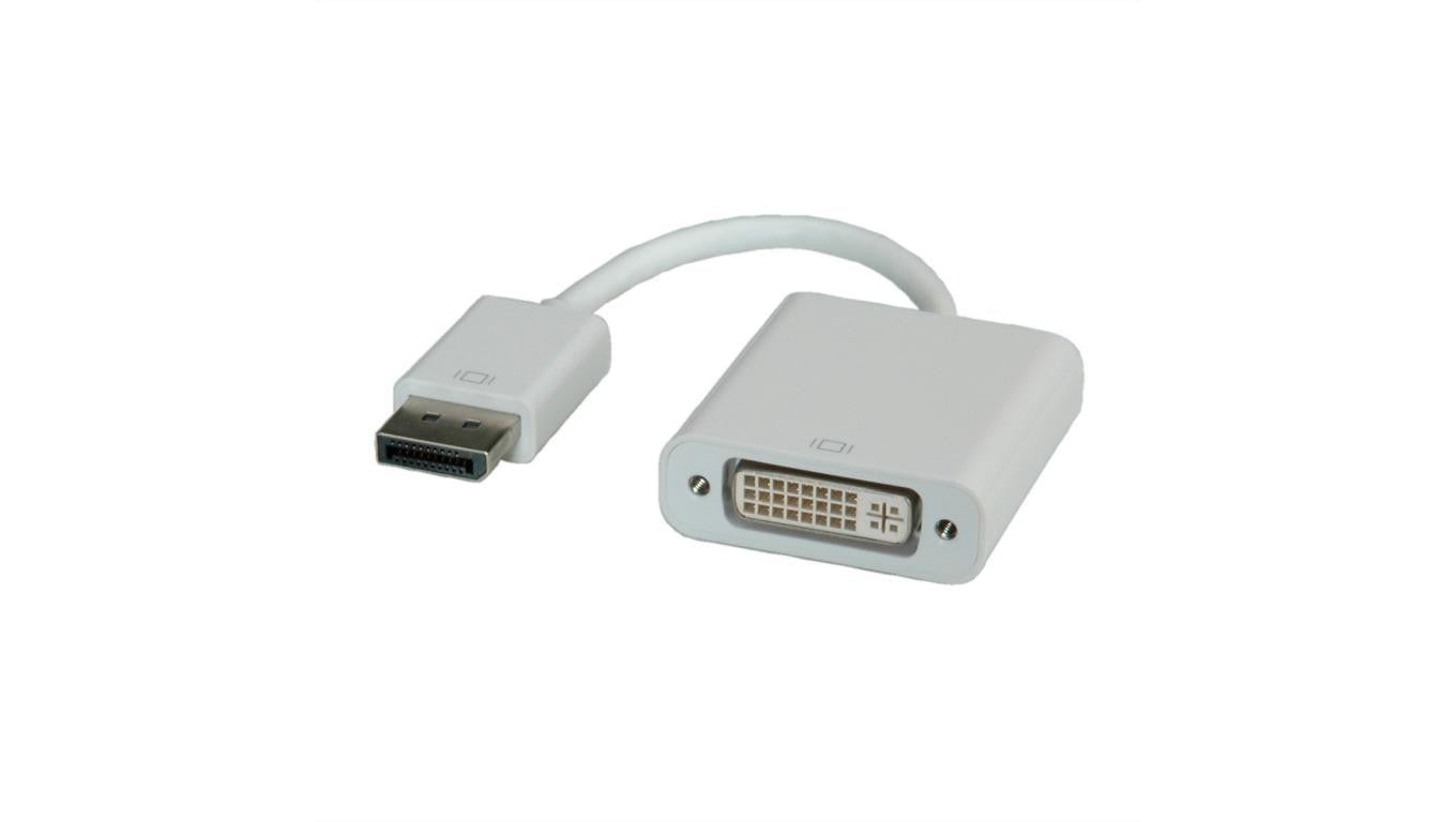 Adapter ROLINE DisplayPort/DVI, DP męski - DVI żeński
