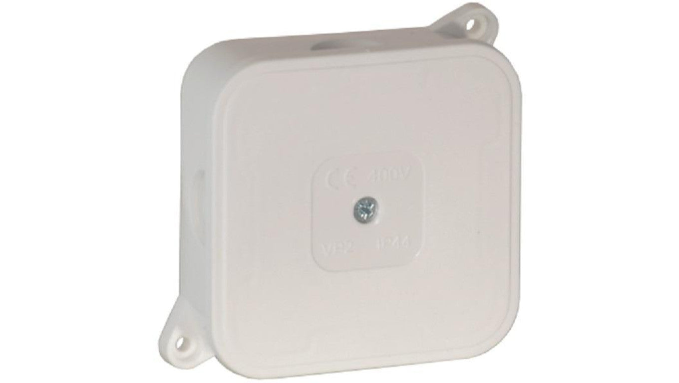 Puszka natynkowa pusta 4 wlotów VIPLAST VP-2 BIAŁA IP44 85x85x35mm 027-01