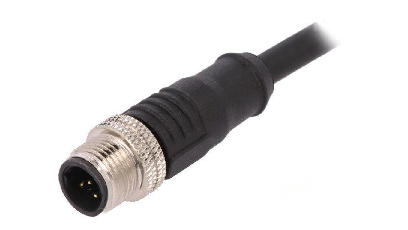 Złącze M12 wtyk męskie PIN: 5 proste kod B-Profibus 4A 60V PXPTPU12FIM05BCL010PUR