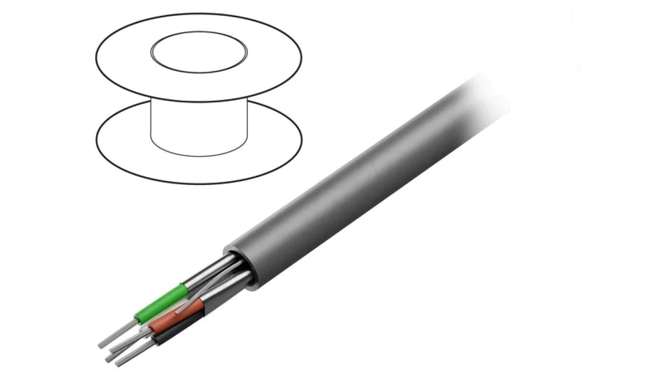 Przewód na rolce 30,5m ekranowany Alpha Essential 2x2x22AWG folia Al 2466C SL005