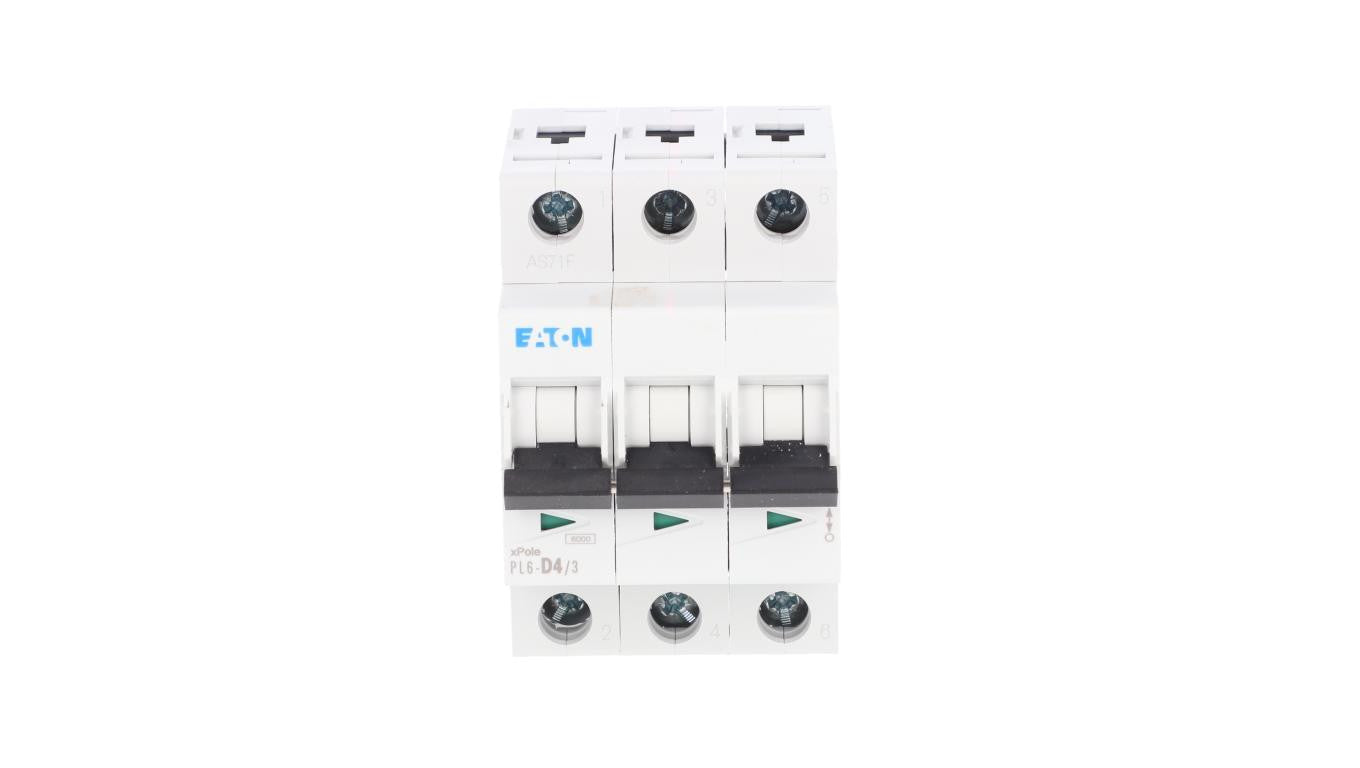 Wyłącznik nadprądowy 3P D 4A 6kA AC PL6-D4/3 286609
