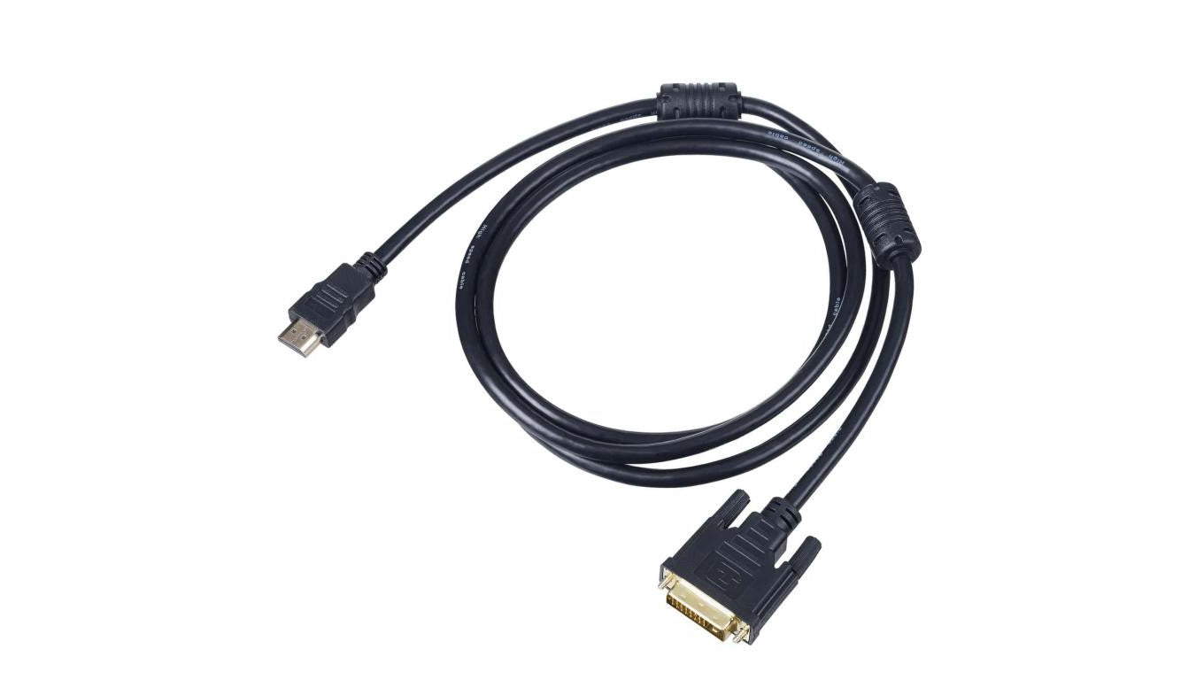 Kabel HDMI / DVI Akyga AK-AV-11 24+1 pin 1.8m