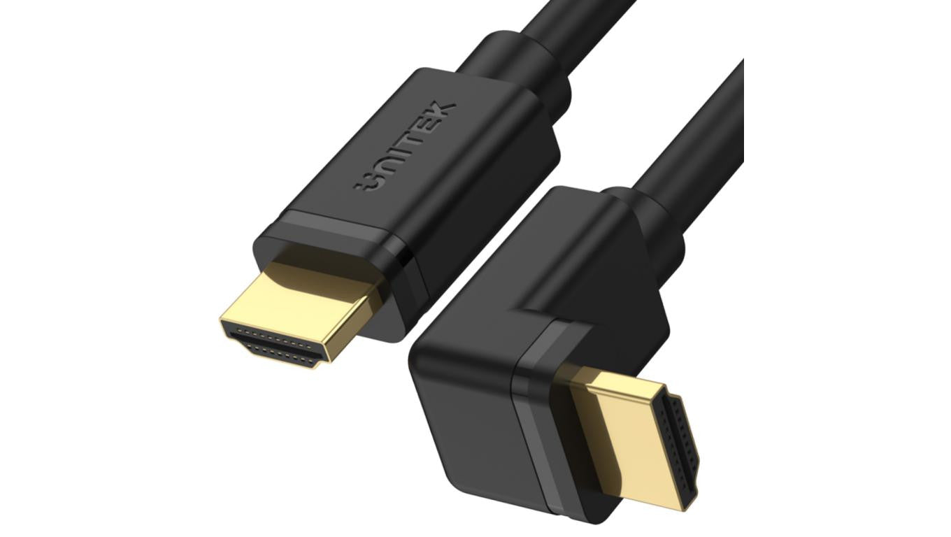 Unitek kabel kątowy HDMI 2.0 90 stopni 4K 2 m