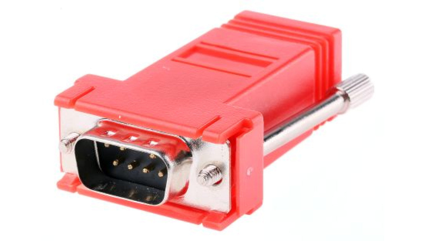 Adapter do złączy RJ, 9-stykowe D-sub męskie, RJ45 żeńskie