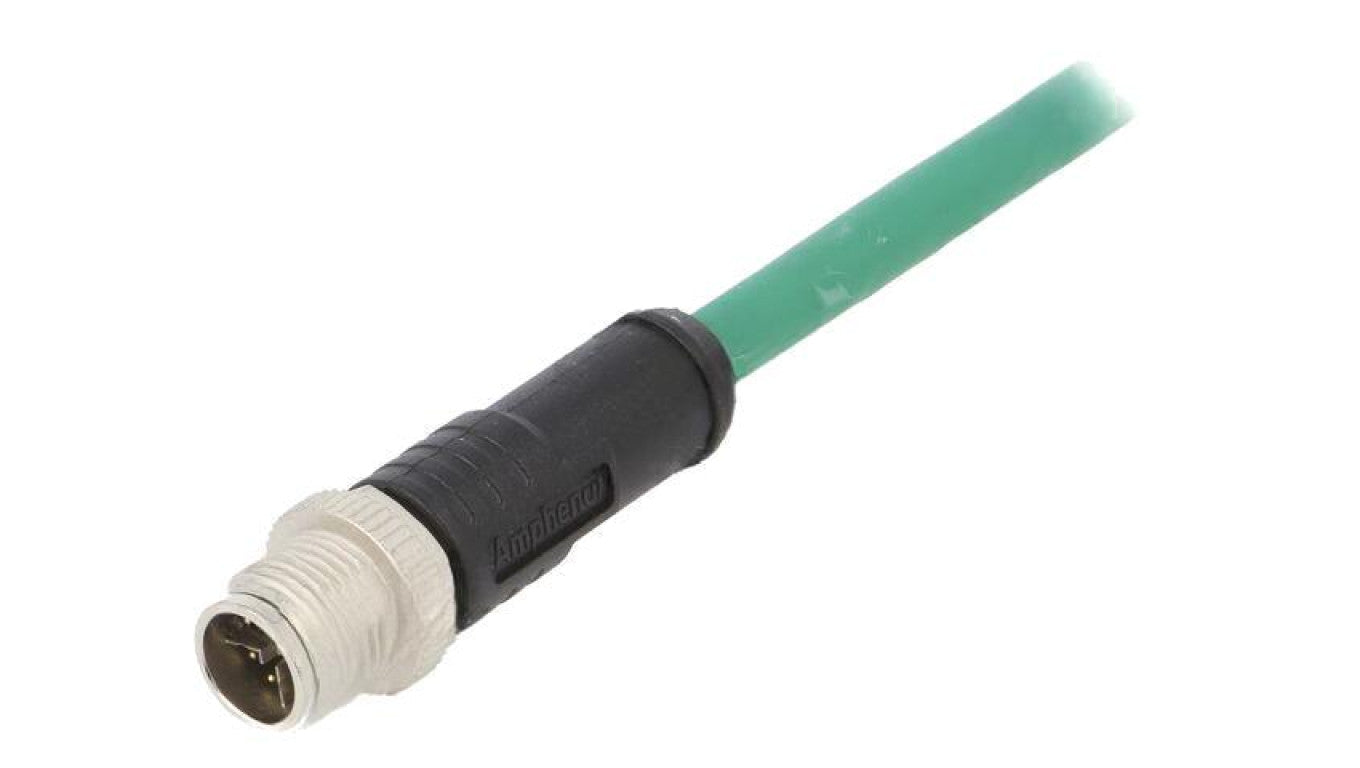 Złącze M12, męskie, PIN:8, wtyk, proste, 50V MSXS-08BMMM-SL7X02