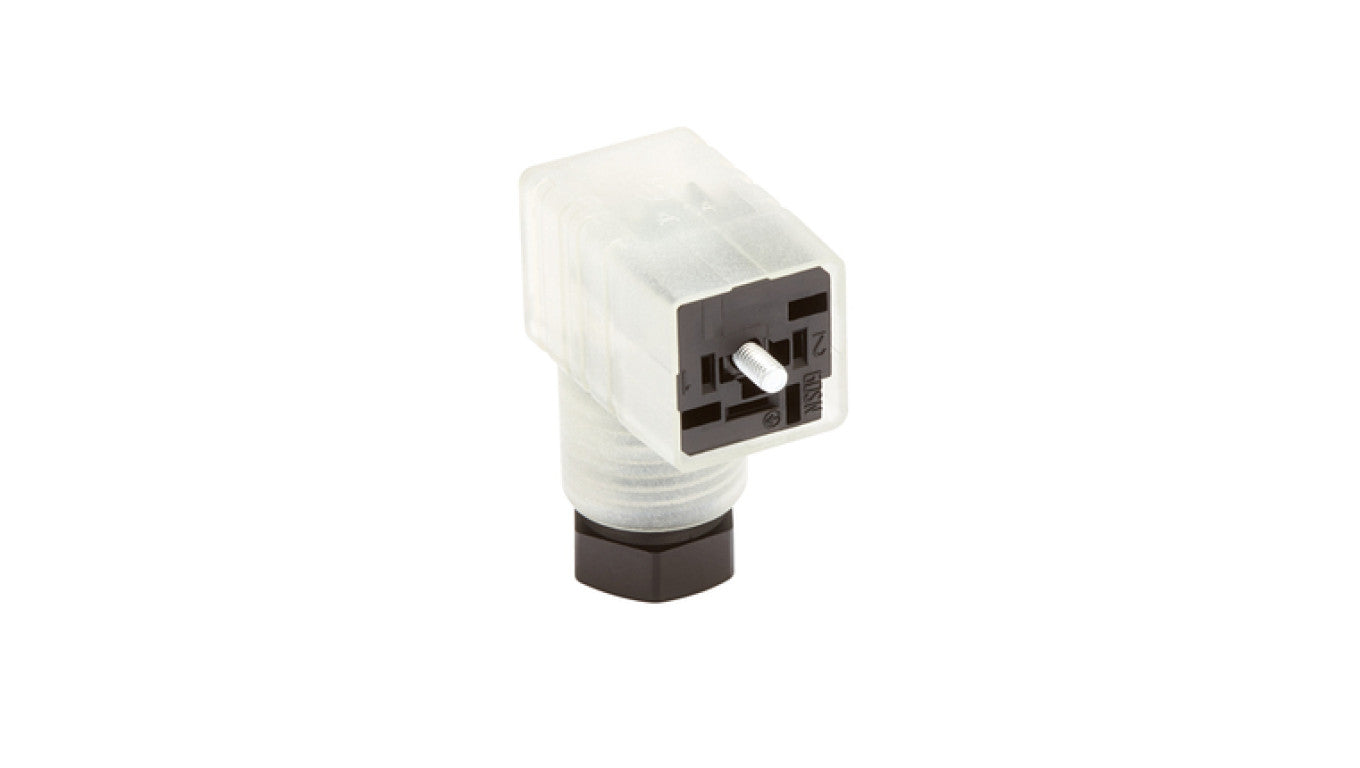 Złącze do samokonfekcjonowania zaworowe typ C 3-PINowe PG7 LED 24 VAC 6 A GDSNL 207 LED 24 VR black