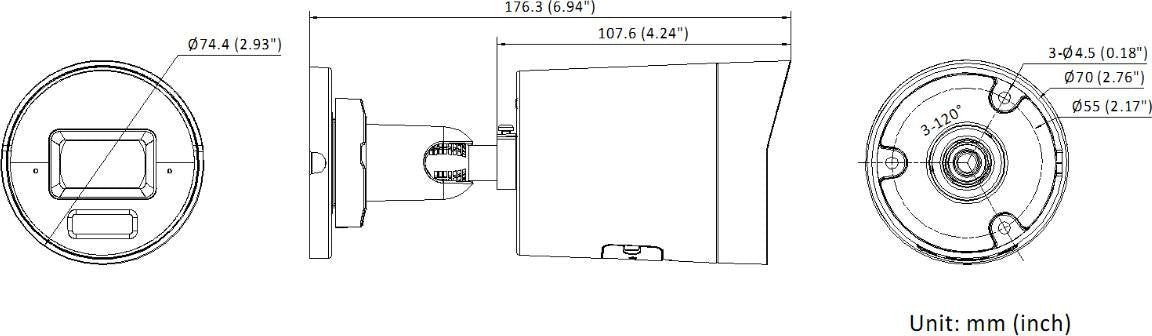 Kamera IP Hikvision 16MP DS-2CD20166G3-IUY/SL(2.8mm)(eF)