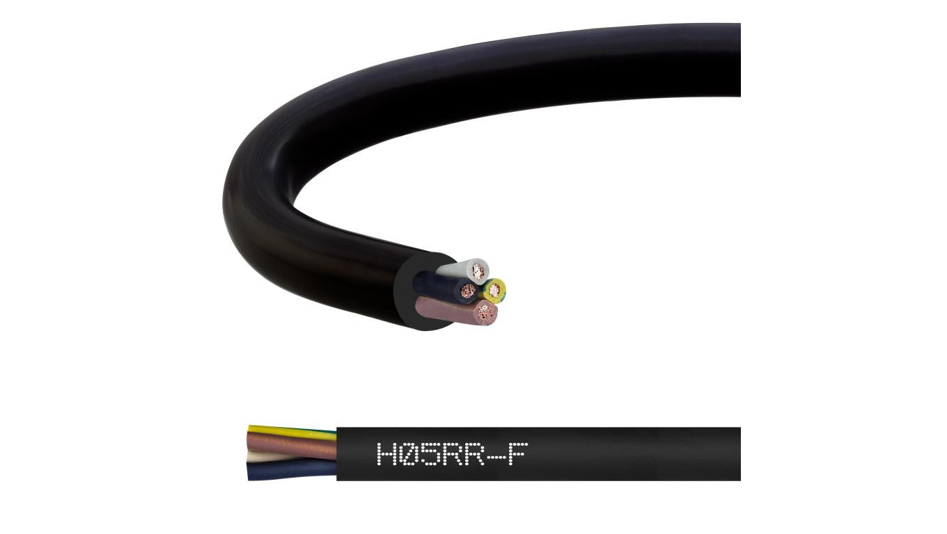 Przewód w gumie H05RR-F / OW 4x2,5 300/500V Elektrokabel /500m/