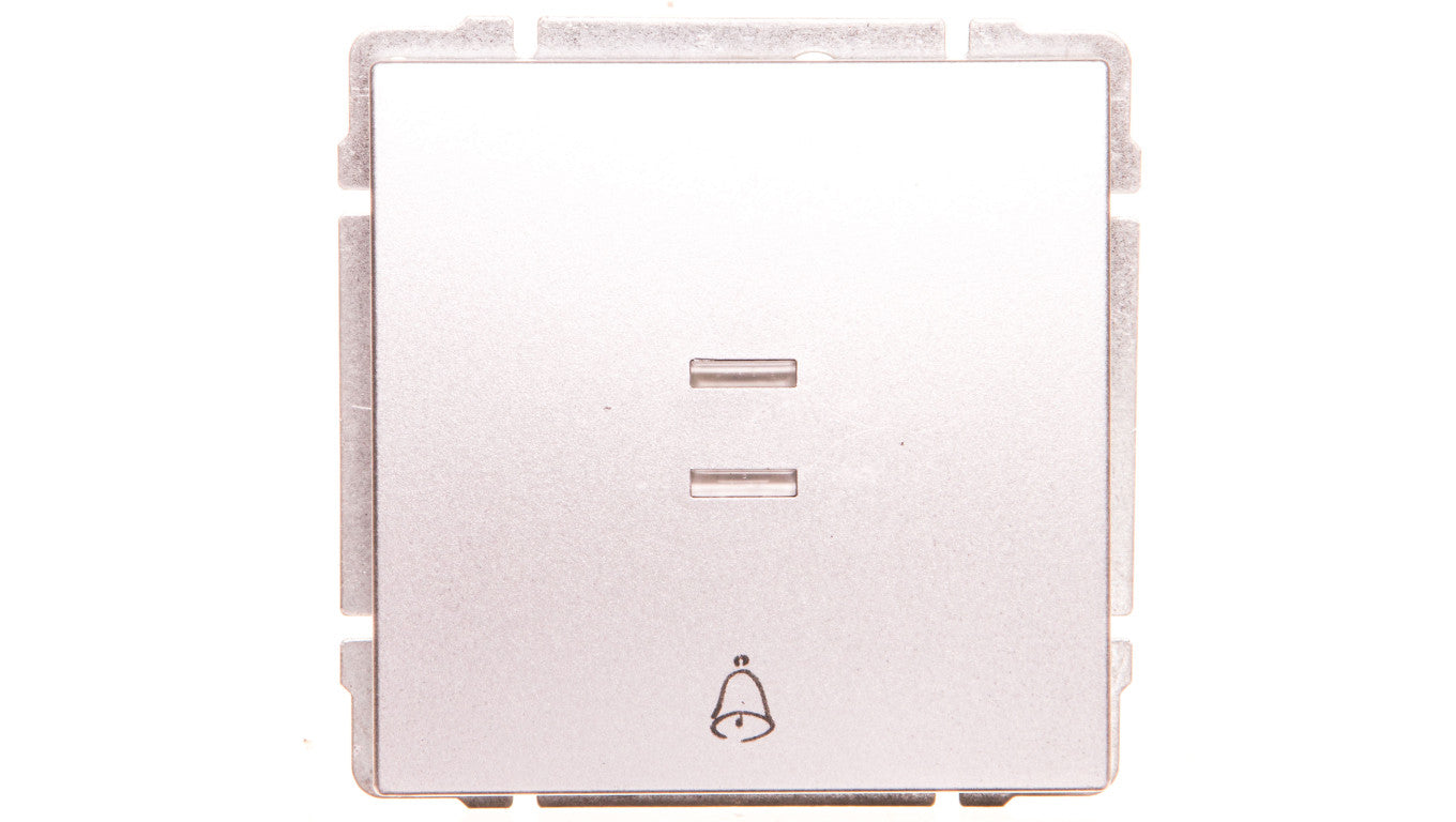 KOS66 Przycisk /dzwonek/ podświetlany aluminium 624014