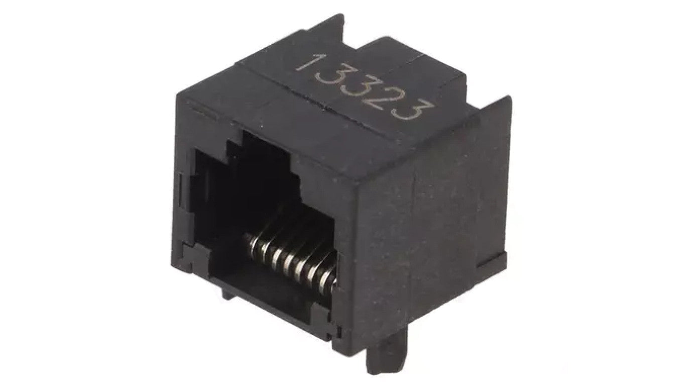 Gniazdo RJ45 8-PIN Układ 8p8c Blokowanie zatrzask u dołu 1-1705951-1
