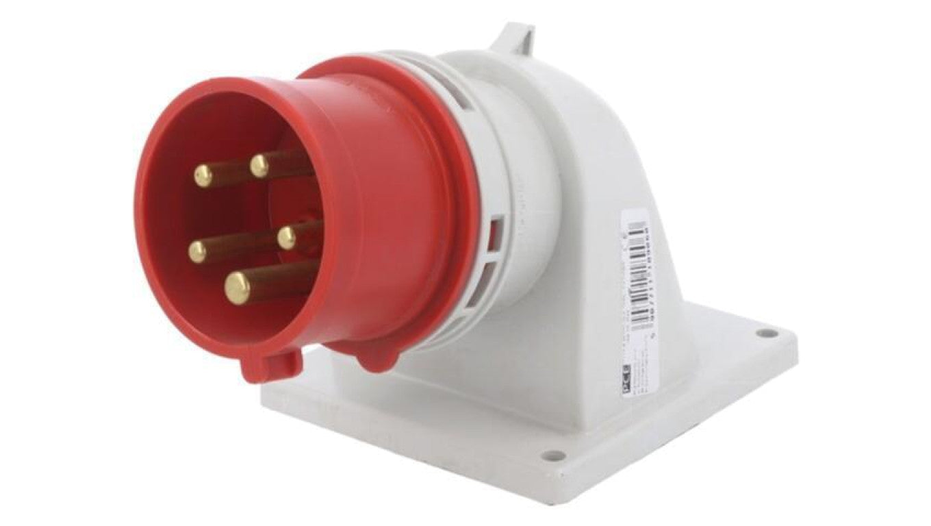 Złącze zasilające 3-fazowe AC, gniazdo męskie, 16A/400VAC, IP44 77715-6