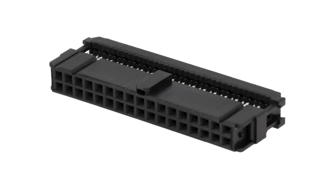 Wtyk IDC żeńskie 34-PIN IDC na taśmę 1,27mm złocony czarny 1658621-8
