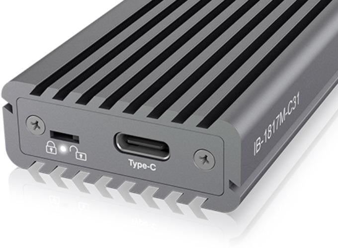 Obudowa IcyBox IB-1817M-C31 Type-C na PCIe NVMe M.2