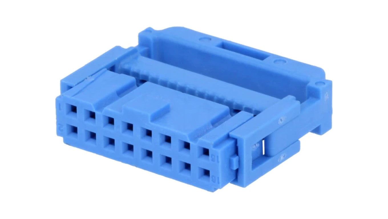 Wtyk IDC żeńskie 16-PIN IDC na taśmę 1,27mm złocony 1658527-7