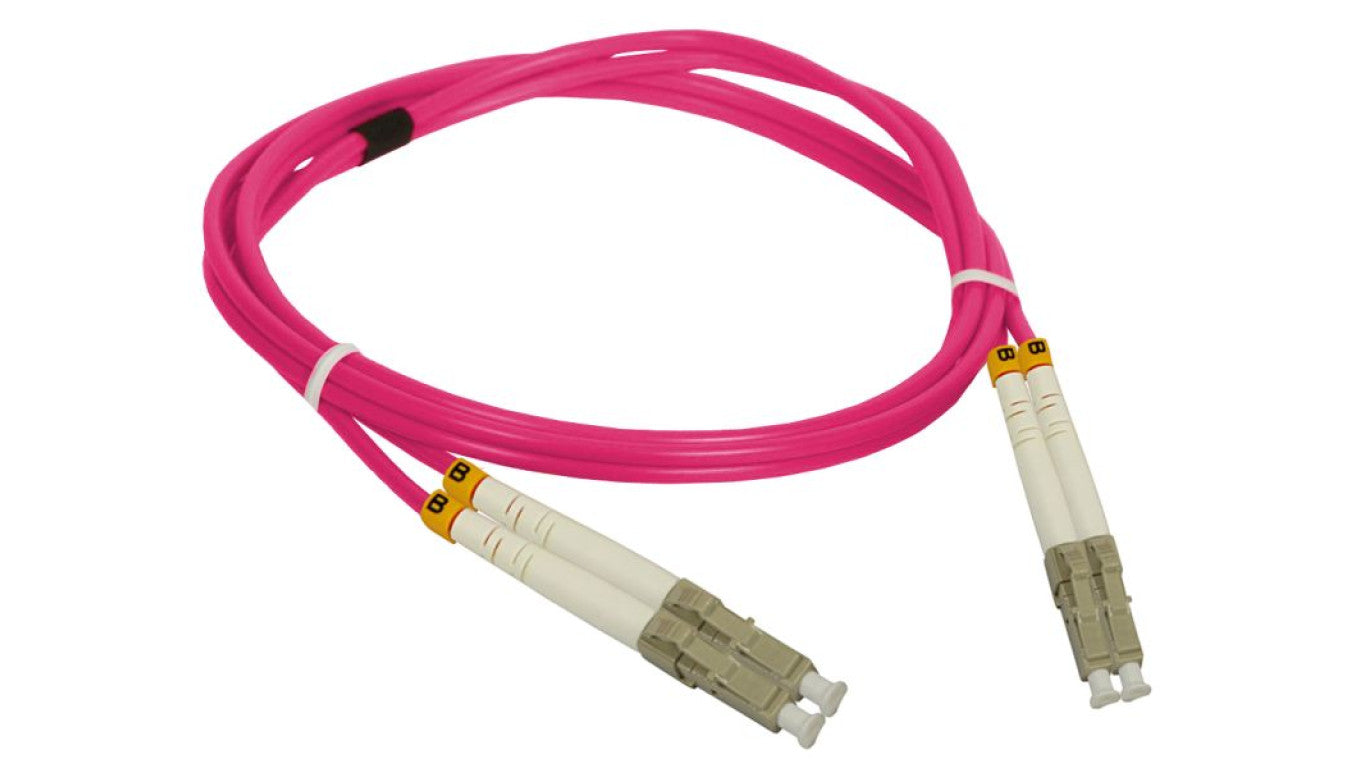 Patch cord MM OM4 LC-LC duplex 50/125 3.0m FOC-LCLC-5MMD-3-4