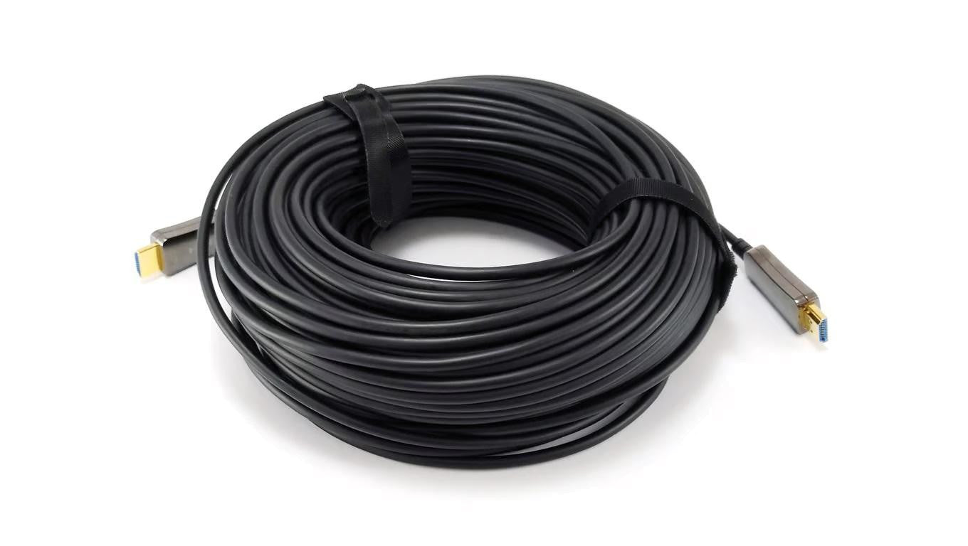 Kabel ultra HDMI 4K optyczny (światłowodowy) v2.0 (AOC) odporny na zakłócenia elektromagnetyczne HDKO20 25m