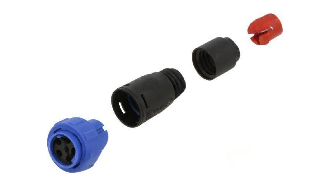 Złącze okrągłe wtyk żeńskie PIN: 6 125V bez styków IP68 PX0410/06S/4550
