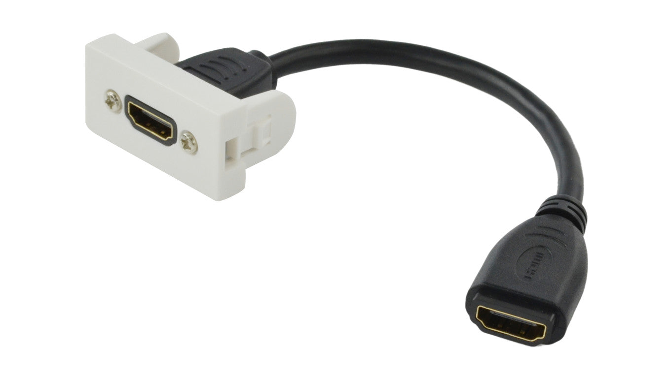 Moduł 1M 22,5x45 HDMI 1.4 20cm Mediabox NEKU