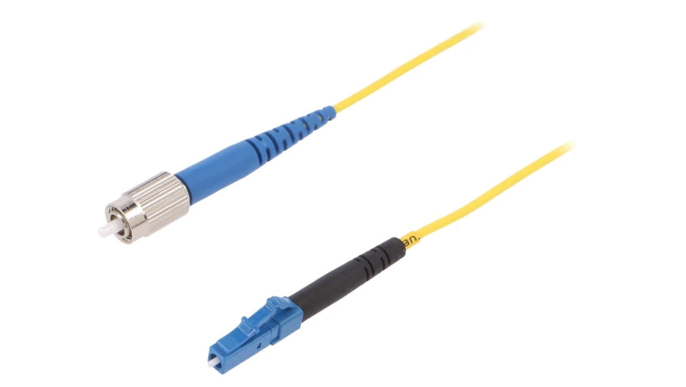 Patch cord światłowodowy FC/UPC,LC/UPC 5m Światłowód: 9/125um G-LC-FC-S-005.0-SX-D-18-Y