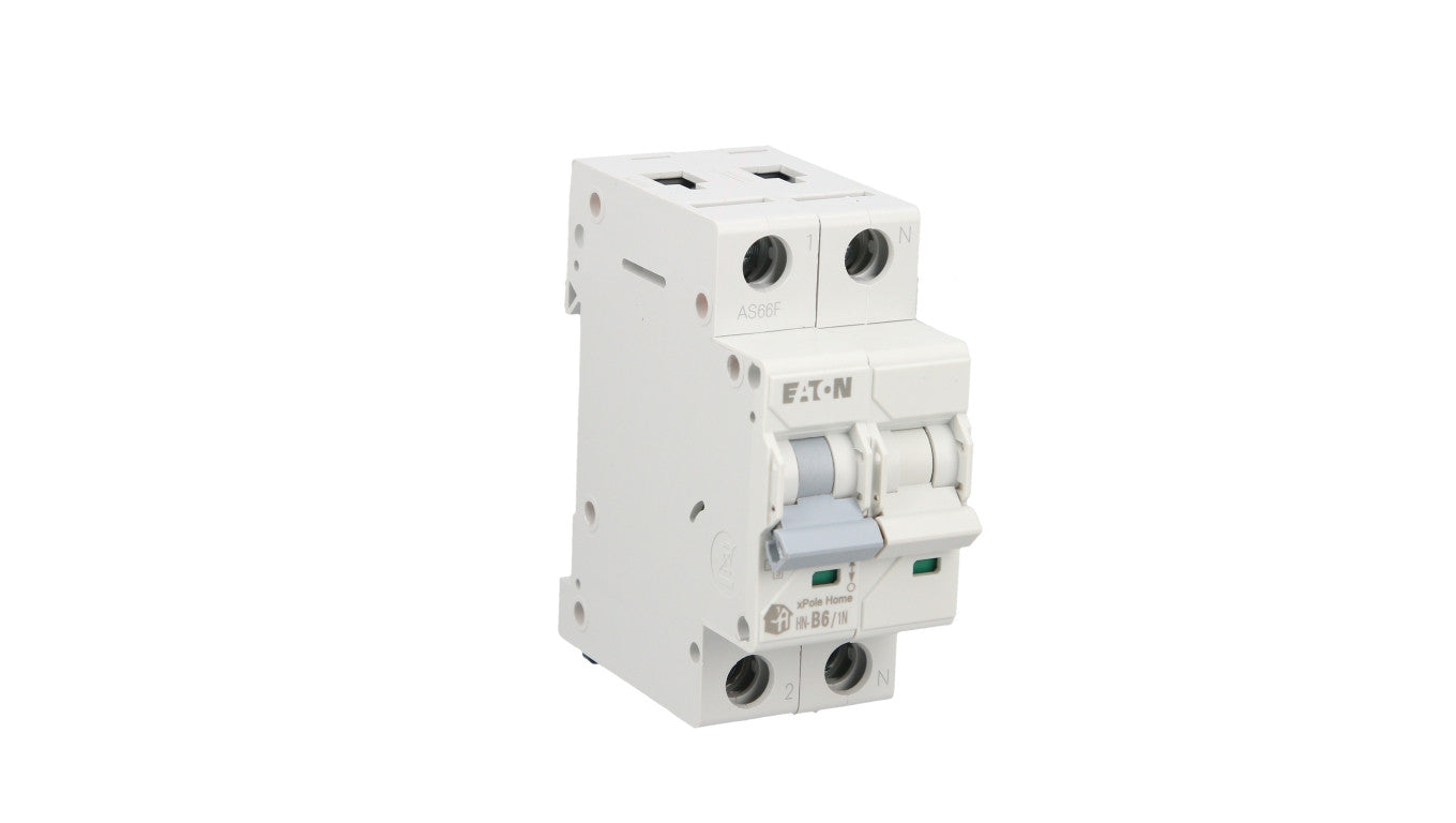 Wyłącznik nadprądowy 1P+N B 6A 6kA AC xPole Home HN-B6/1N 194838