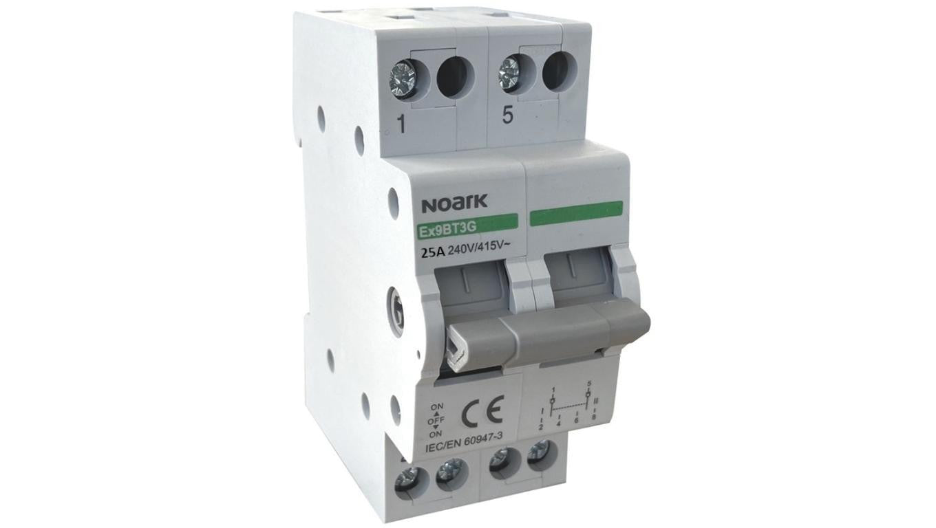 Przełącznik modułowy I-0-II 2P 25A Ex9BT3G