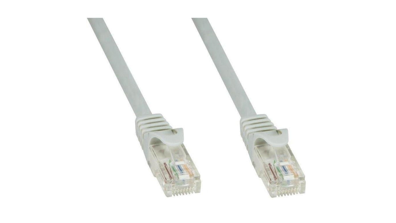 Patch cord Cat6 UTP 10m szary CCA