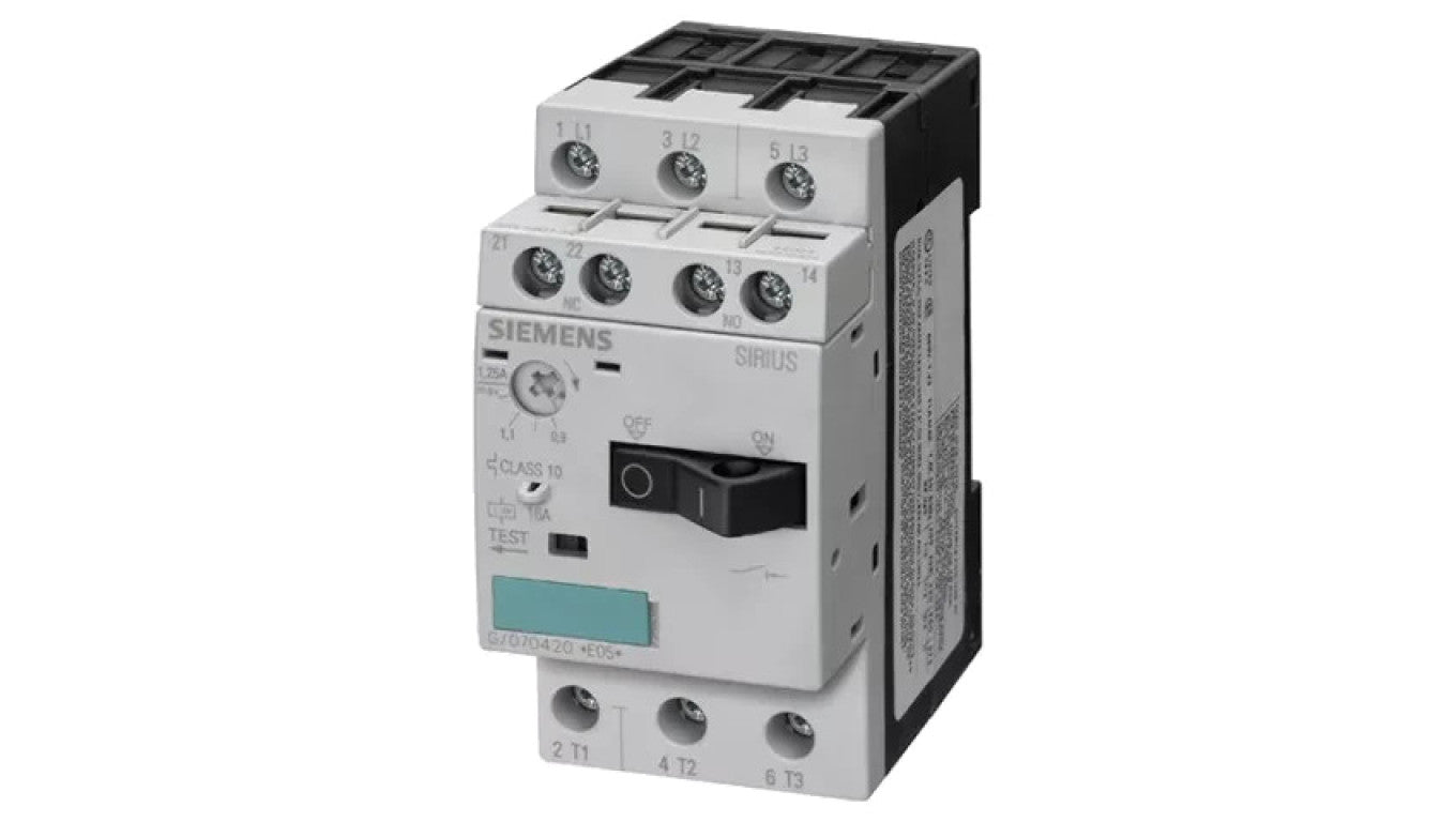Wyłącznik silnikowy 0,12kW 220÷690VAC na szynę DIN 3RV1011-0FA10