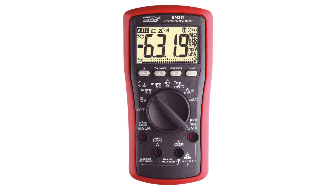 Multimetr samochodowy test wtrysku Brymen BM319s