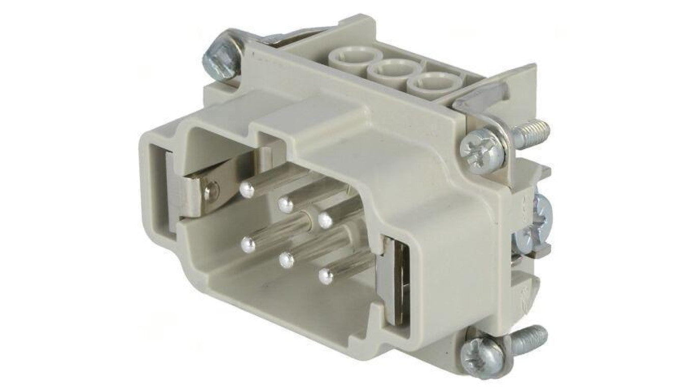 Złącze HDC wkładka stykowa męskie 16A 500V -PIN 6 6+PE C14610A0061021