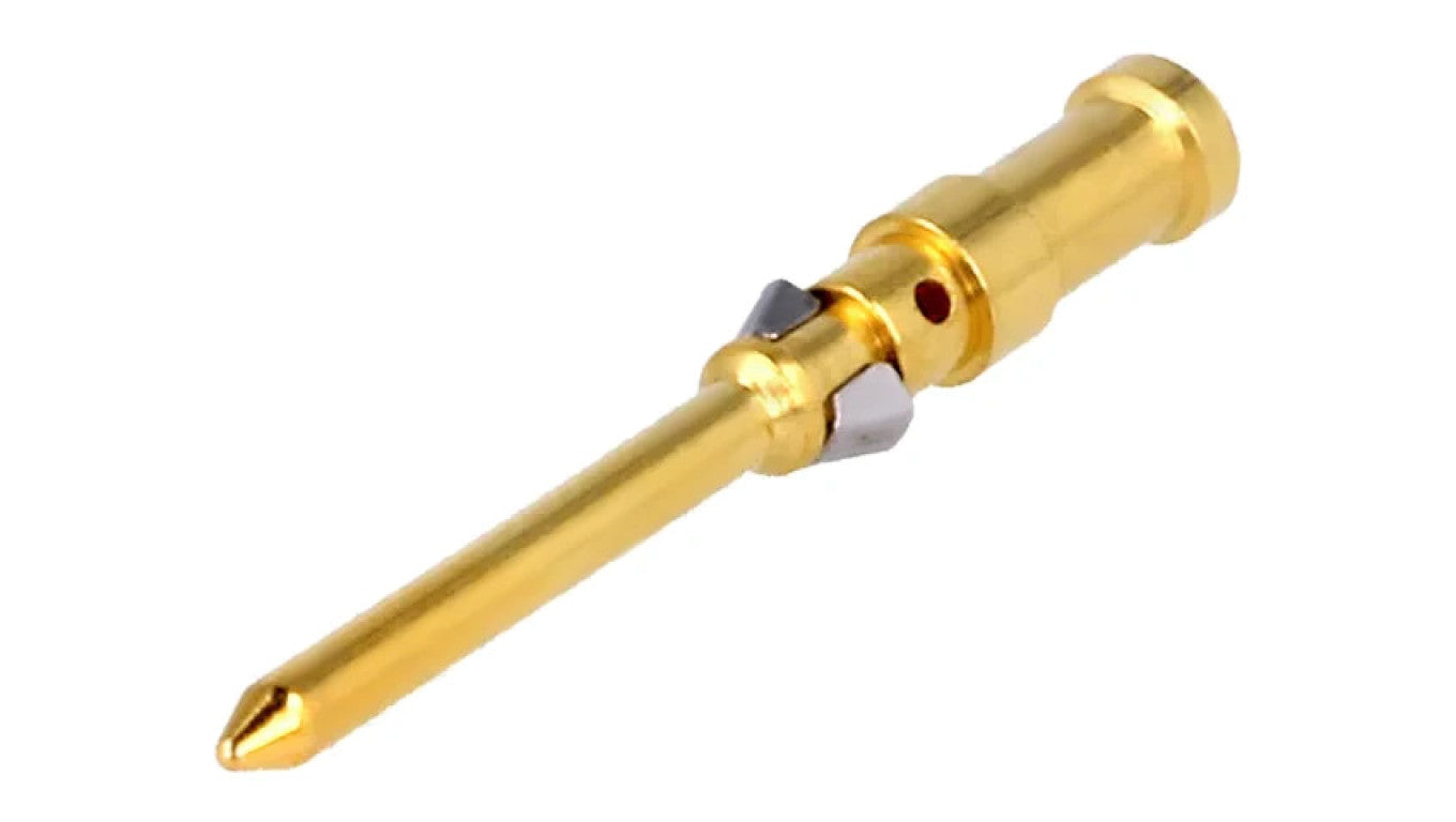 Styk męskie stop miedzi złocony 0,5mm2 20AWG Han D HMC 10A 09152006123