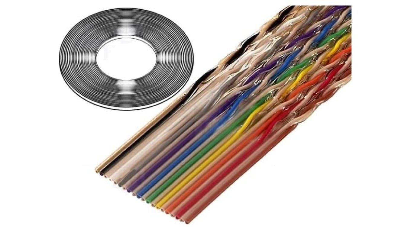 Przewód: wstążkowy 14x28AWG 1,27mm linka Cu nieekranowany PVC 1700/14SF (100FT)