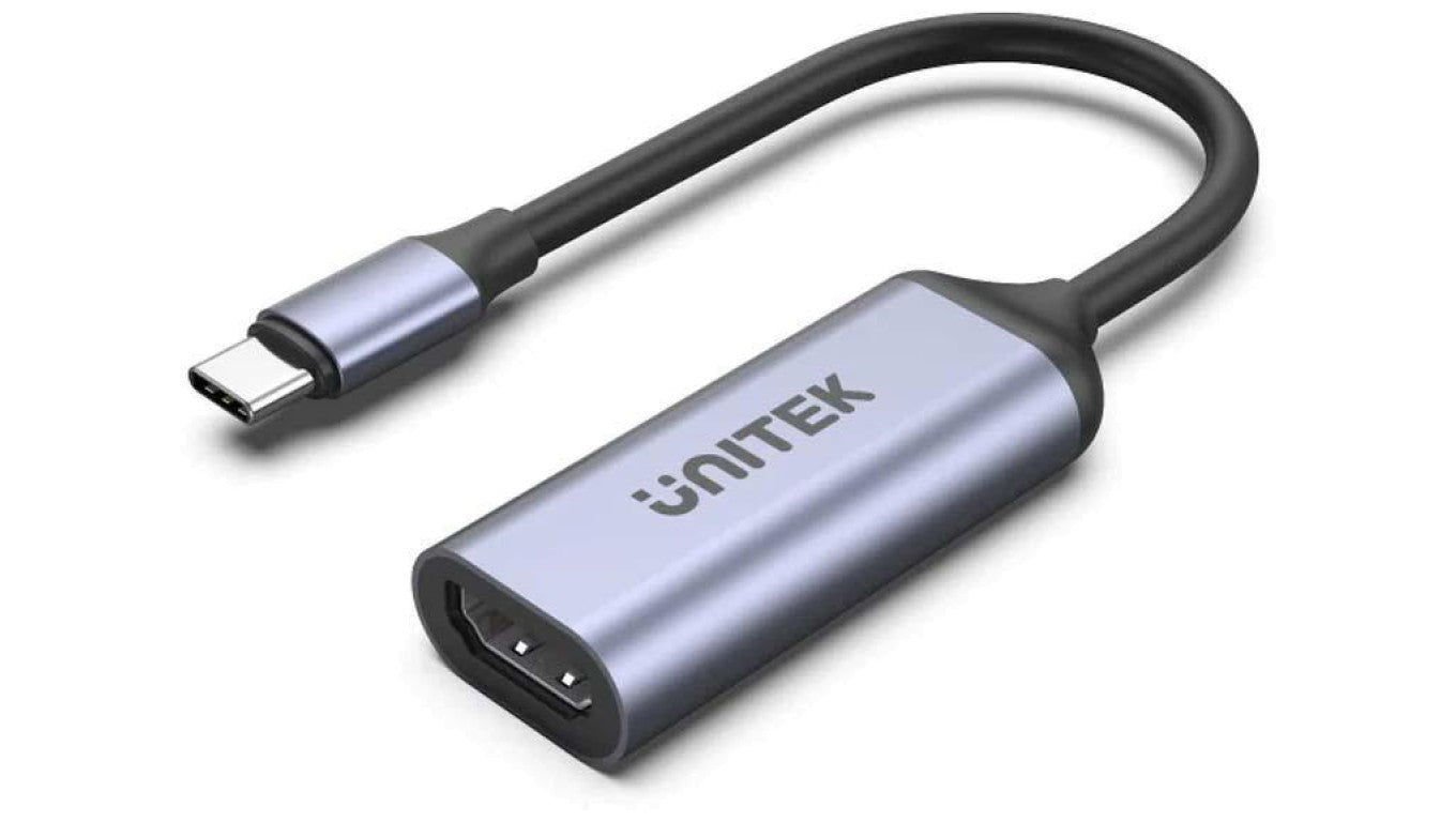 Unitek Adapter USB-C na HDMI 2.1 (8K 60Hz) szary 15cm V1416B