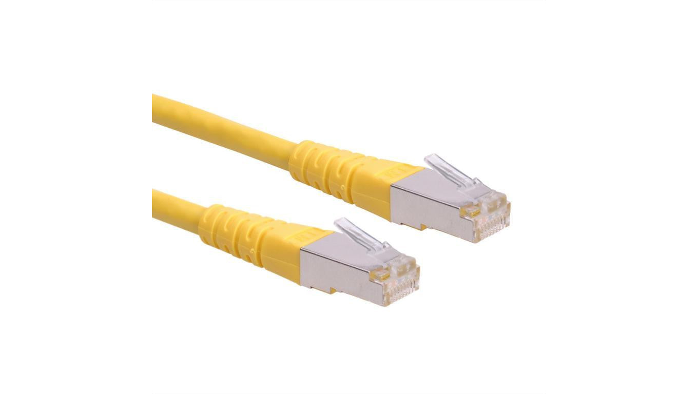 Kabel krosowy ROLINE Cat.6 (klasa E) S/FTP (PiMF), żółty, 3 m