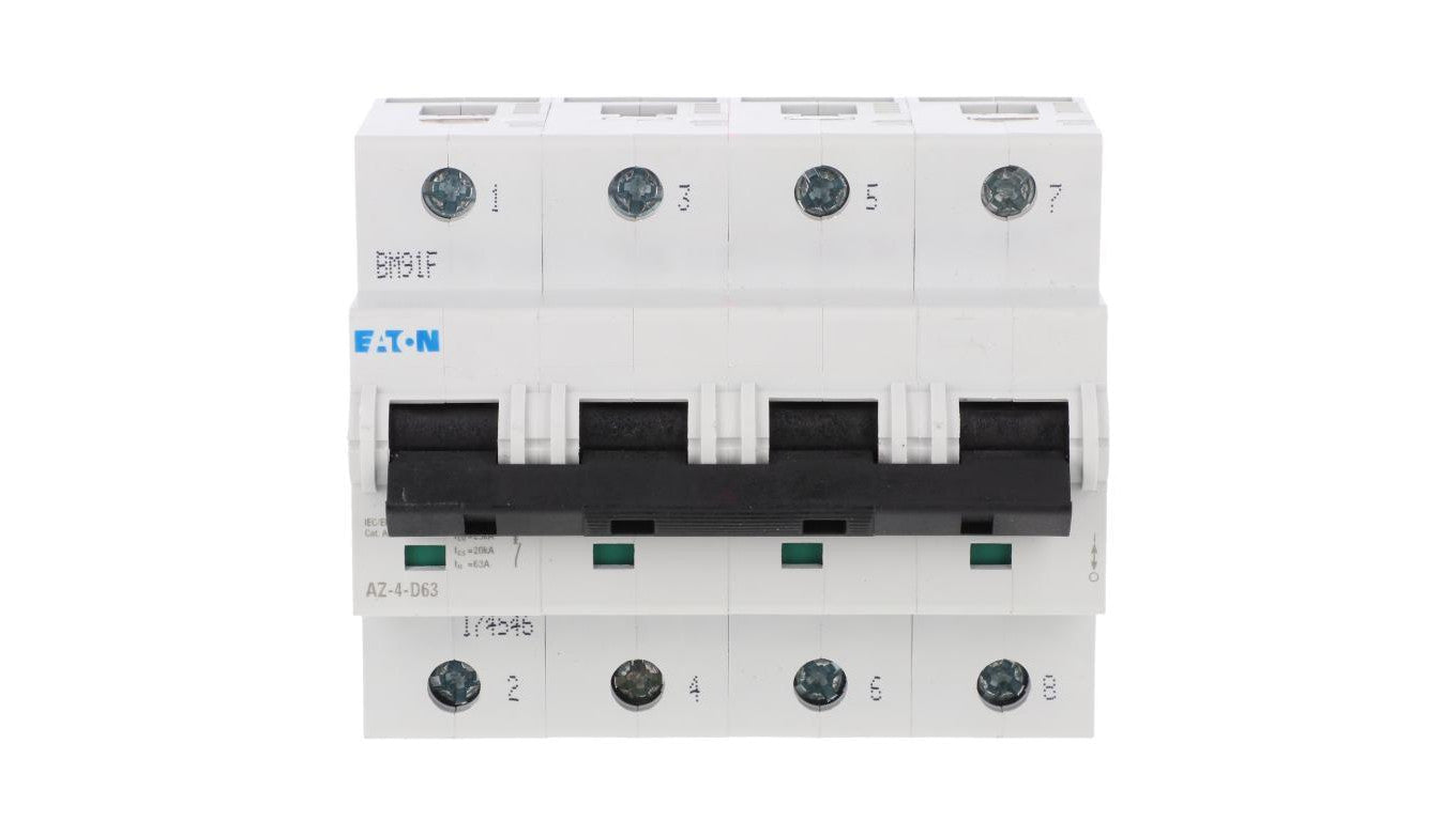 Wyłącznik nadprądowy 4P D 63A 25kA AC AZ-4-D63 174546
