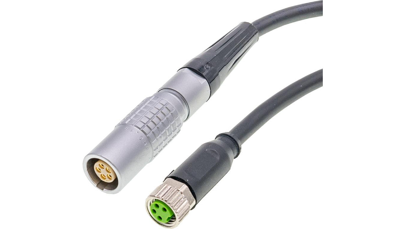Kabel połączeniowy, 0,2 m, gniazdo Lemo 5-stykowe proste, gniazdo M8 4-stykowe proste, 4-żyłowy, PUR (poliuretan) VK02F001