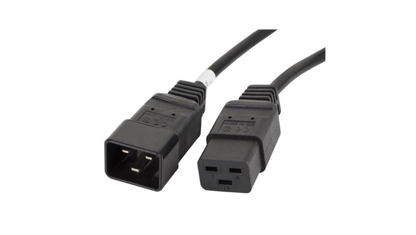 Przedłużacz kabla zasilającego IEC 320 C19-C20, do UPS