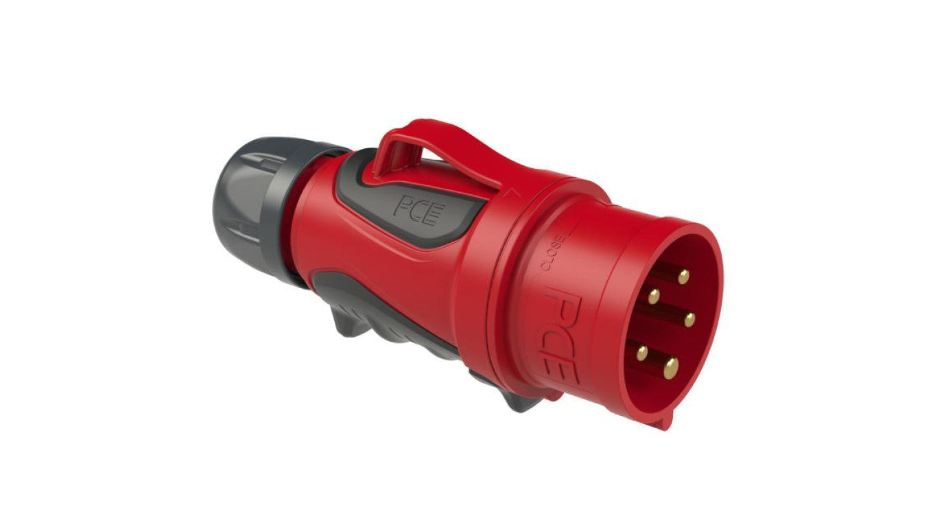 Wtyczka siłowa 5p 16A 400V przenośna IP44 GRIP PCE na kabel