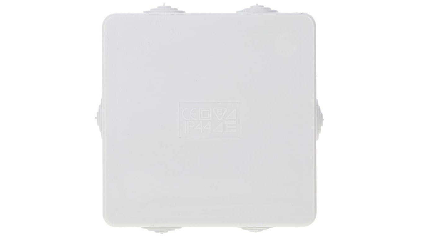 Puszka n/t hermetyczna PI z dławikami, pokrywa na zatrzask IP44 80x80 31.180