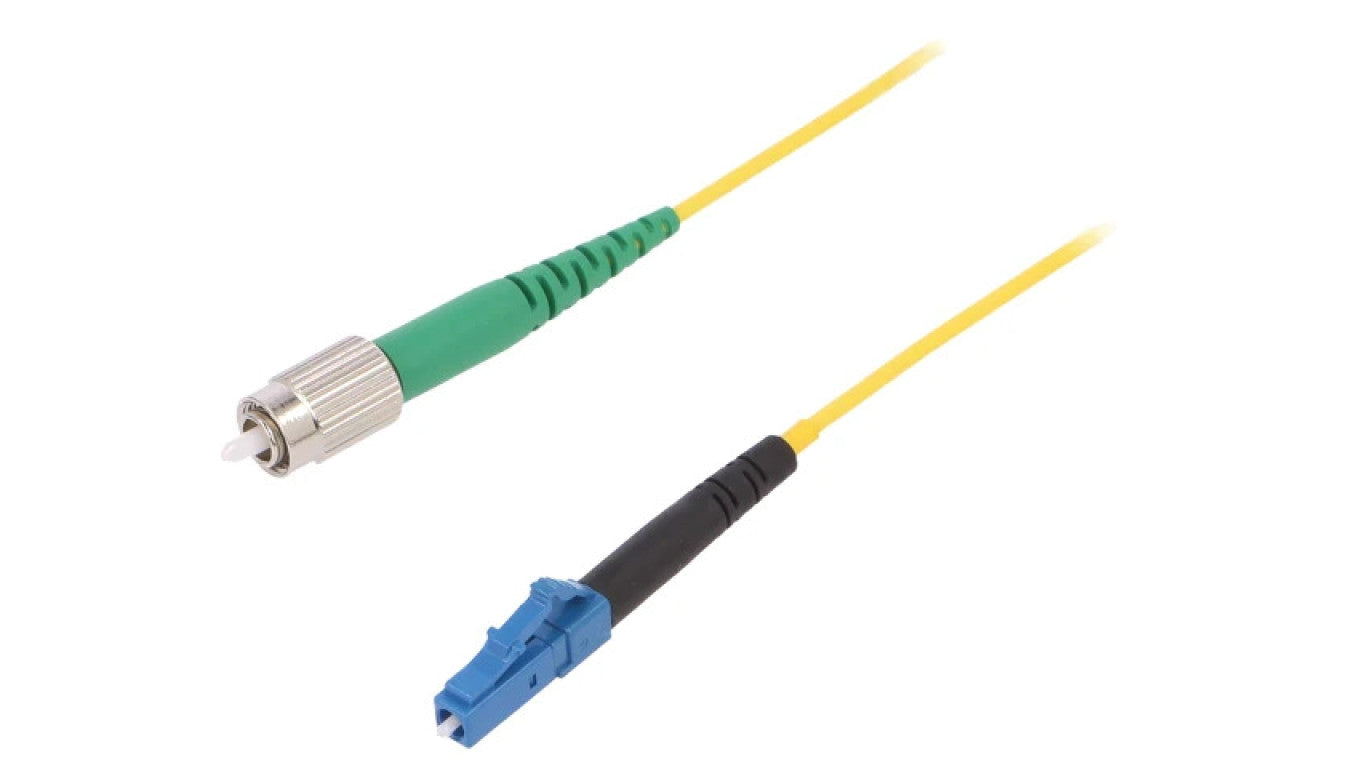 Patch cord światłowodowy FC/APC,LC/UPC 1m Światłowód: 9/125um G-LC-FCA-S-001.0-SX-D-18-Y