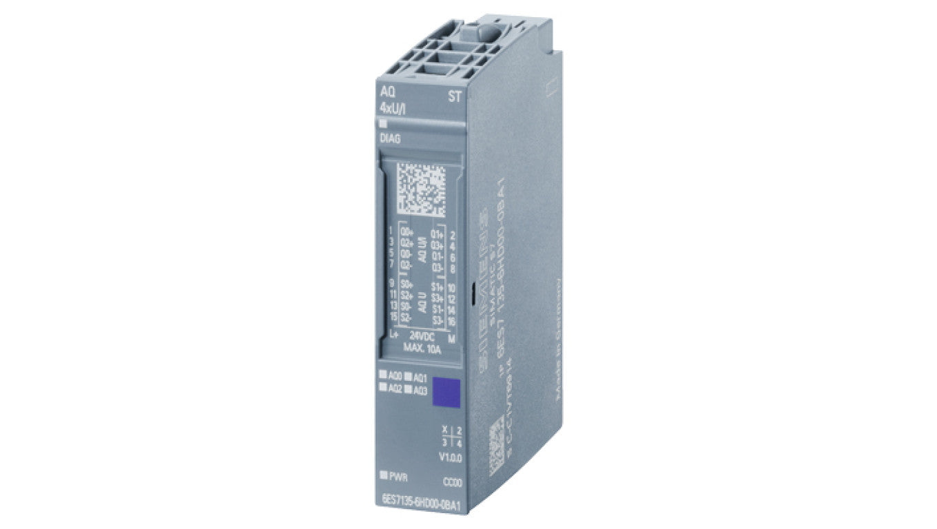 Moduł wyjść analogowych SIMATIC ET 200SP 6ES7135-6HD00-0BA1
