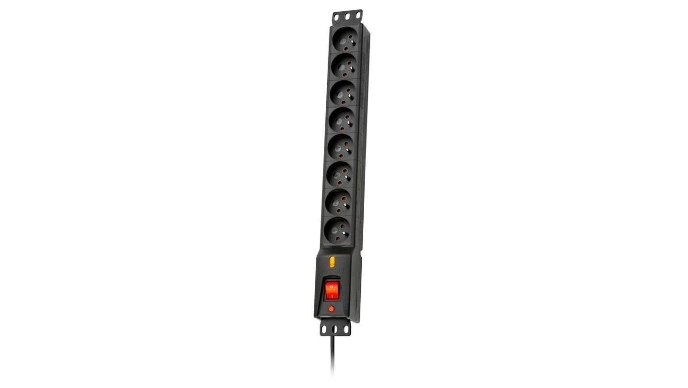Listwa zasilająca Lestar LXARM 810 G-A K.:CZ 3M (3m kolor czarny)