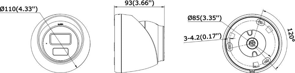 Kamera IP Hikvision DS-2CD1327G2H-LIUF/SL 2.8mm PL