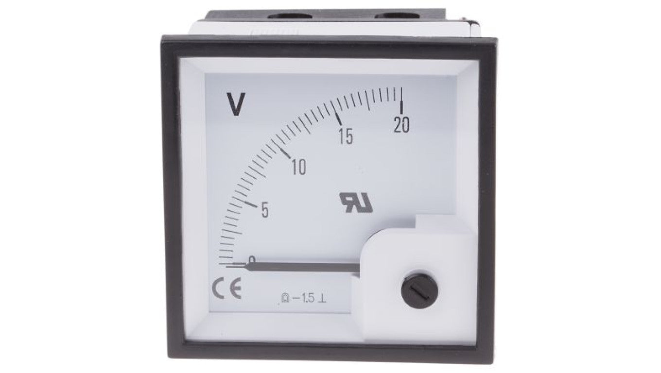 Woltomierz analogowy DC -25C do +50C 68 x 68 mm RS PRO