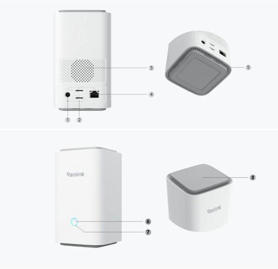 Centrala Reolink Home Hub 1 do 8 kamer