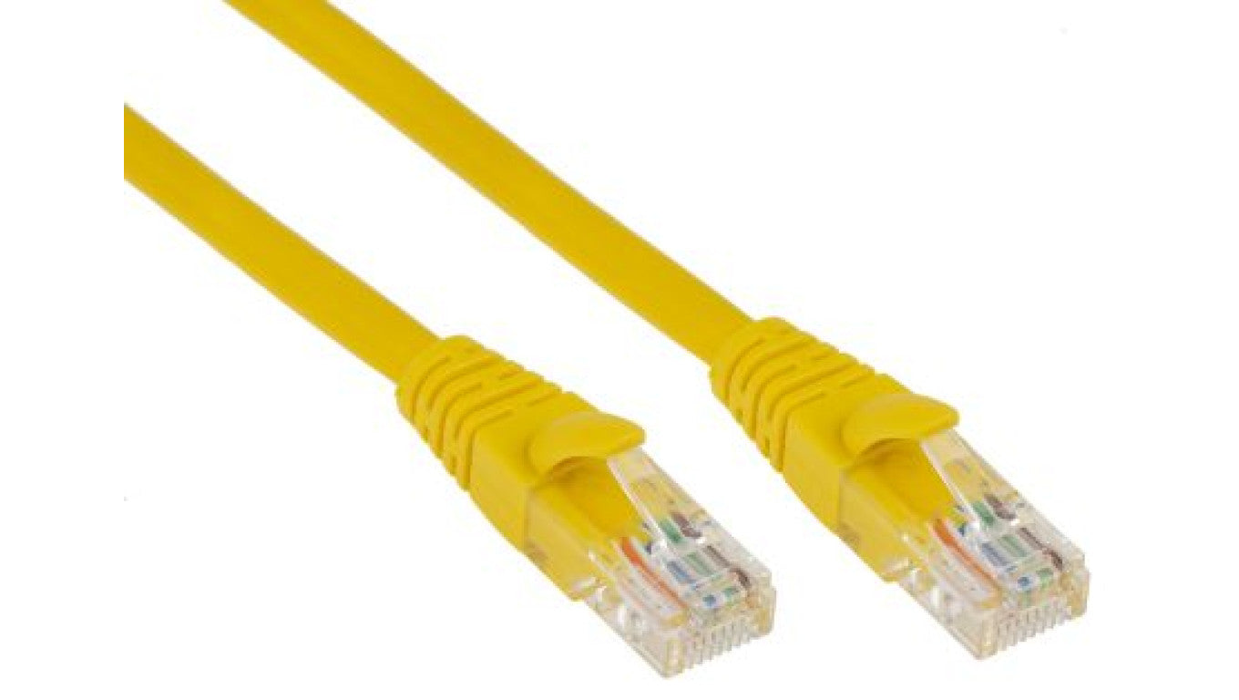 Kabel kat. 5e U/UTP Żółty 3m