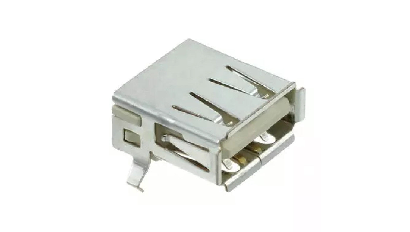 Gniazdo USB A THT kątowe 90 pozłacane 292303-7