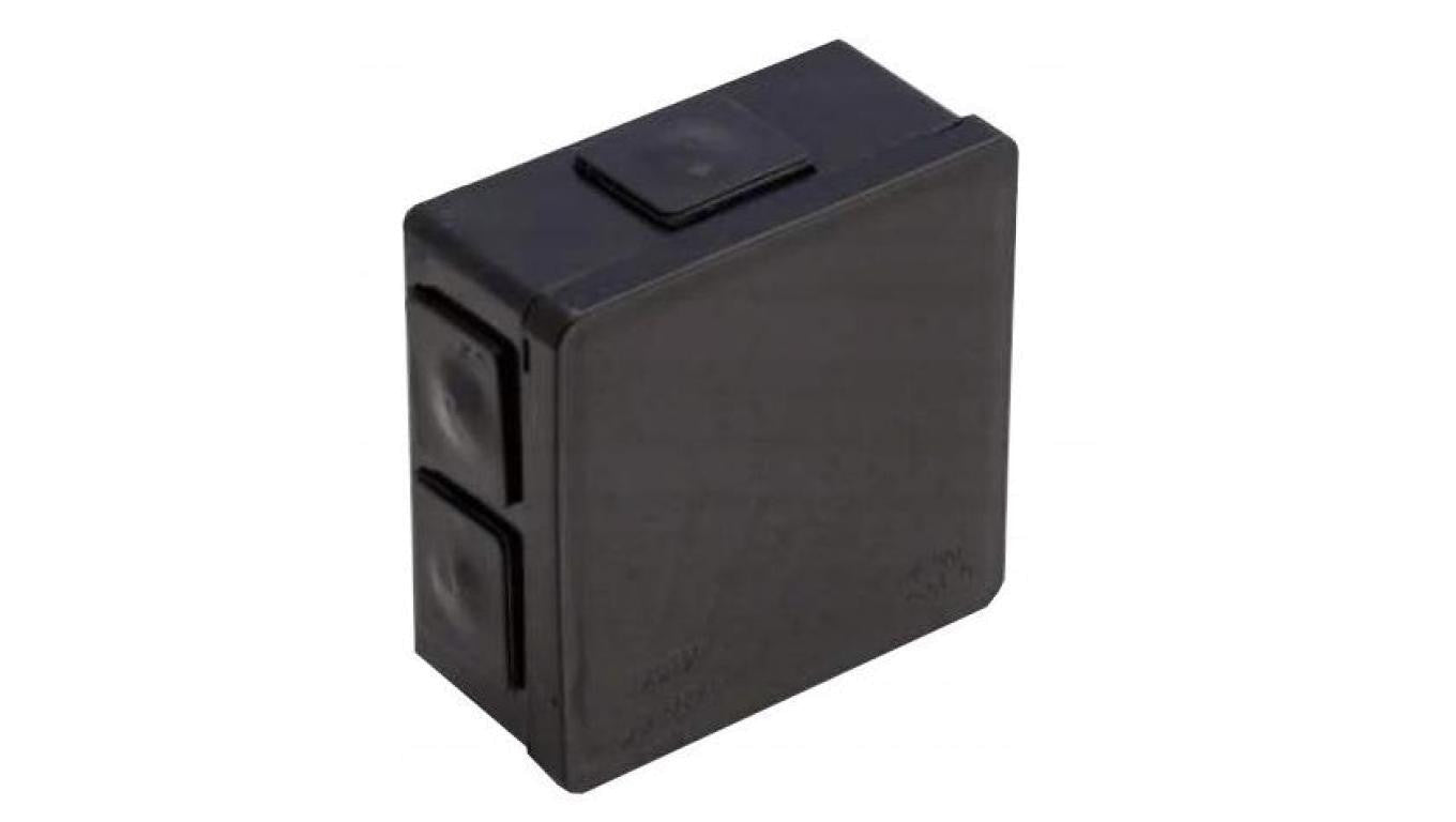 Puszka natynkowa hermetyczna pusta 86x86x40mm IP55 czarna