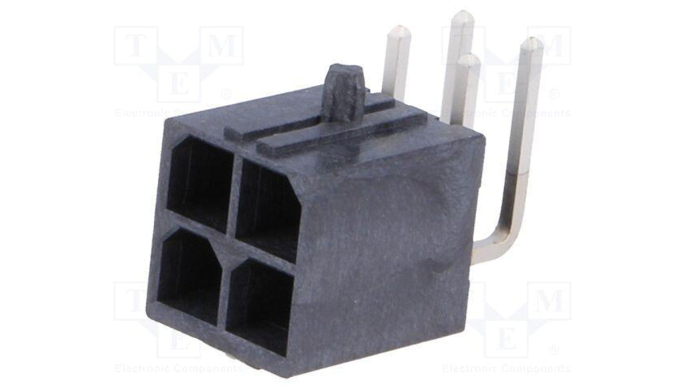 Złącze przewód-płytka gniazdo męskie PIN 4 Mega-Fit 600V 23A 172064-0004