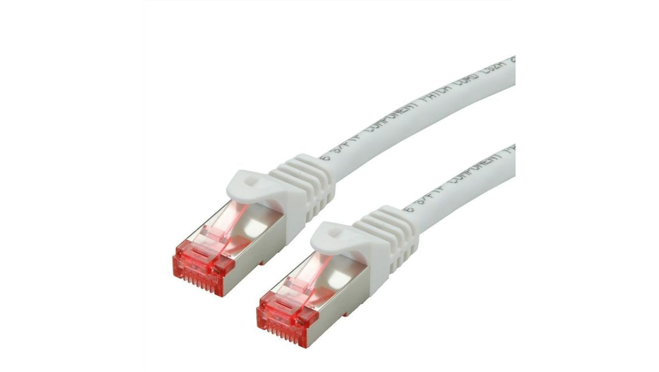ROLINE S/FTP Patchcord Cat.6 Component Level, LSOH, biały, 20.0 m