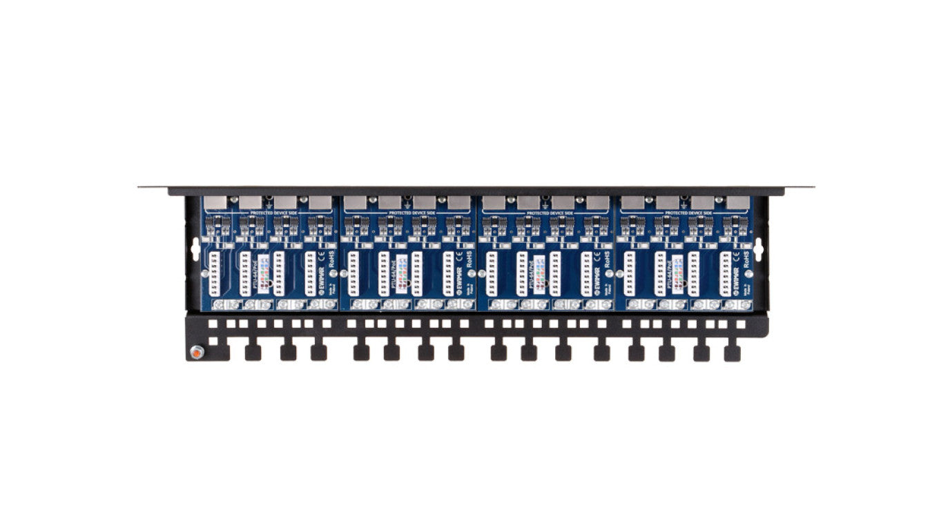 16-kanałowy ogranicznik przepięć sieci LAN Gigabit Ethernet, PTU-616R-ECO/PoE